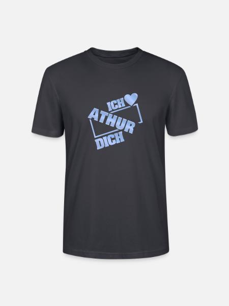 Liebespaar Athur - Stanley/Stella Unisex Bio-T-Shirt CRAFTER - Dunkles Graublau