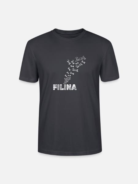 Filina - Stanley/Stella Unisex Bio-T-Shirt CRAFTER - Dunkles Graublau