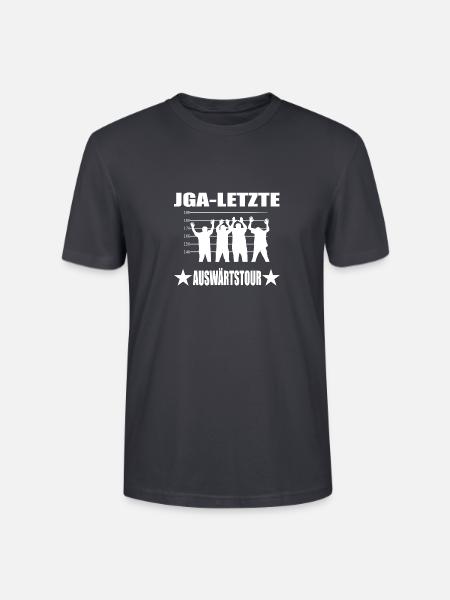Junggesellenabschied - Stanley/Stella Unisex Bio-T-Shirt CRAFTER - Dunkles Graublau