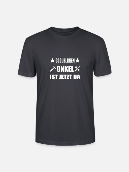 Onkel - Stanley/Stella Unisex Bio-T-Shirt CRAFTER - Dunkles Graublau