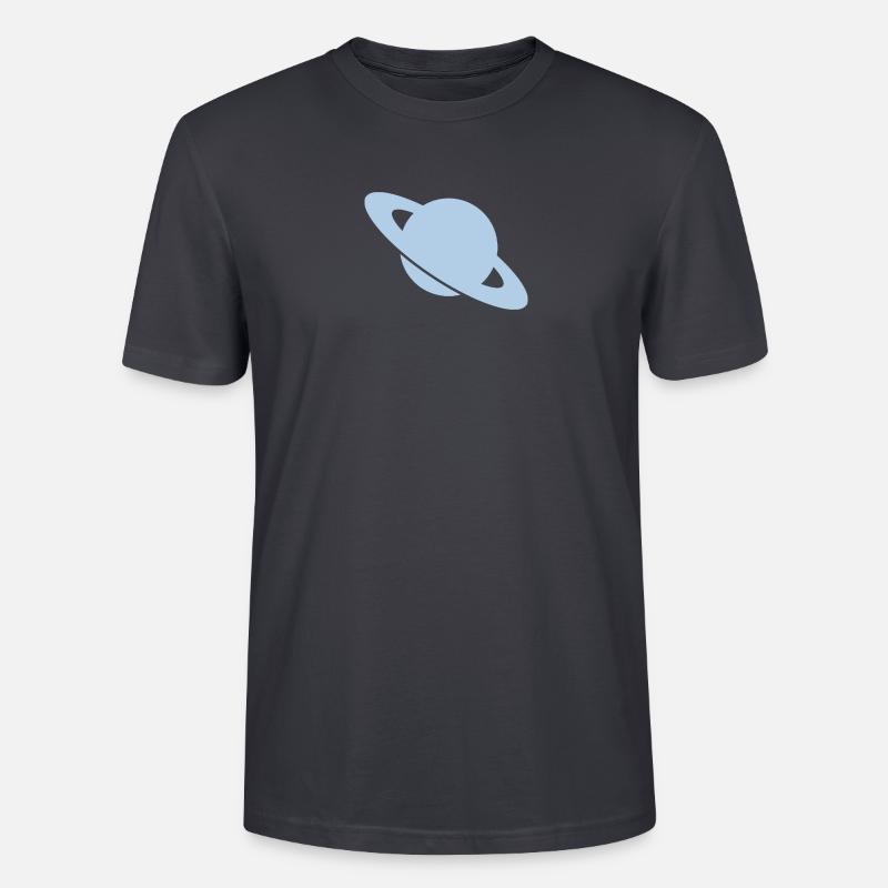 Système solaire - Planètes - Espace - T-shirt bio CRAFTER Stanley Stella Unisexe - bleu gris foncé