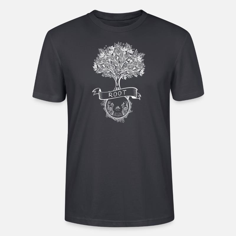 root user linux admin server - Stanley/Stella CRAFTER Unisex Organic T-Shirt - India Ink Grey