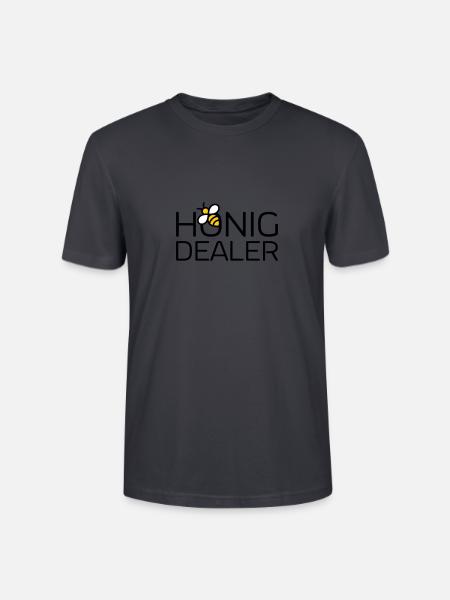 Honigdealer - Stanley/Stella Unisex Bio-T-Shirt CRAFTER - Dunkles Graublau