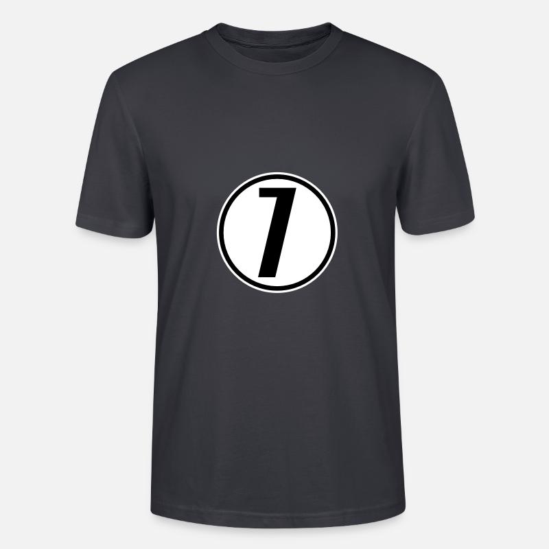 7 - Stanley/Stella Unisex Bio-T-Shirt CRAFTER - Dunkles Graublau