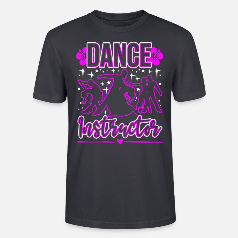 Dance Instructor - Stanley/Stella Unisex Bio-T-Shirt CRAFTER - Dunkles Graublau