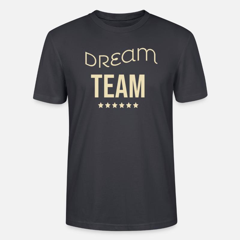 Dream-Team - Stanley/Stella Unisex Bio-T-Shirt CRAFTER - Dunkles Graublau