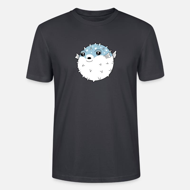 Fugu Kugelfisch - Stanley/Stella Unisex Bio-T-Shirt CRAFTER - Dunkles Graublau