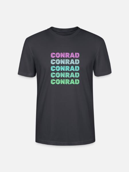 Conrad Conrad - Stanley/Stella Unisex Bio-T-Shirt CRAFTER - Dunkles Graublau