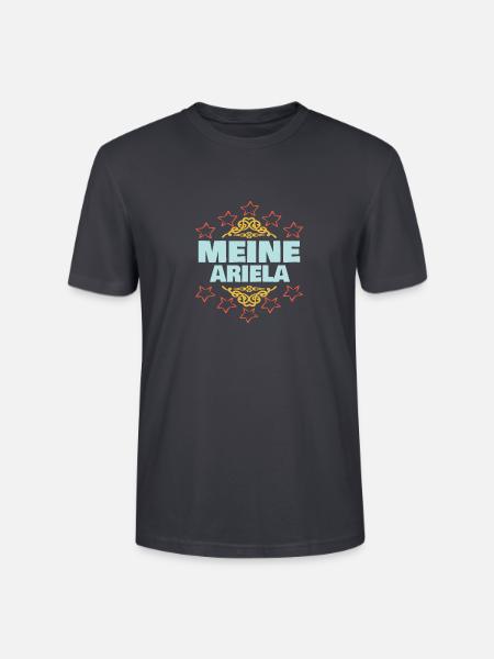 Ariela als Mädchen - Stanley/Stella Unisex Bio-T-Shirt CRAFTER - Dunkles Graublau