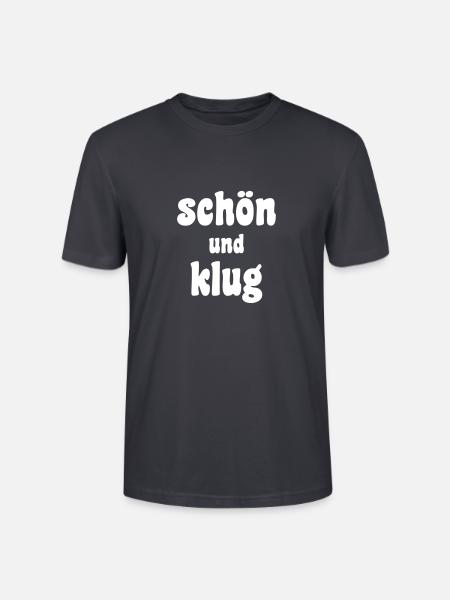 scho nundklug - Stanley/Stella Unisex Bio-T-Shirt CRAFTER - Dunkles Graublau