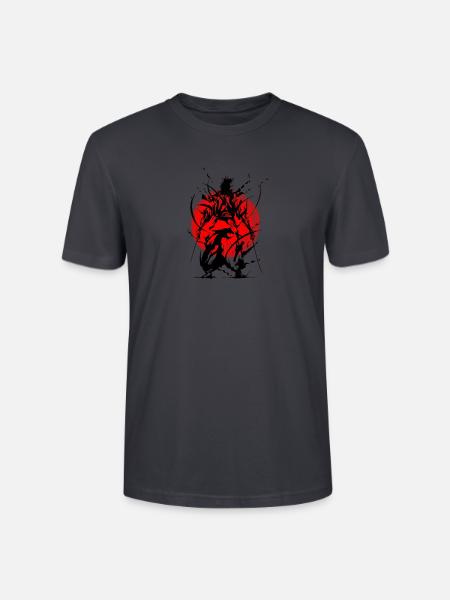 Samurai, Samurai, Japan, Japaner, Krieger, - Stanley/Stella Unisex Bio-T-Shirt CRAFTER - Dunkles Graublau