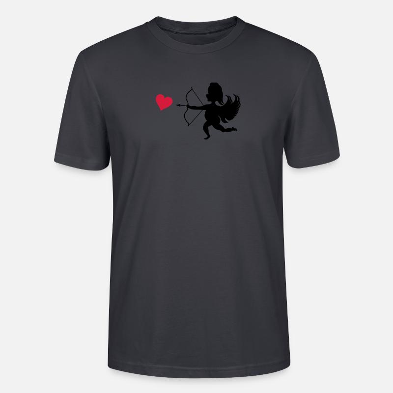 amor engel 02 - Stanley/Stella Unisex Bio-T-Shirt CRAFTER - Dunkles Graublau
