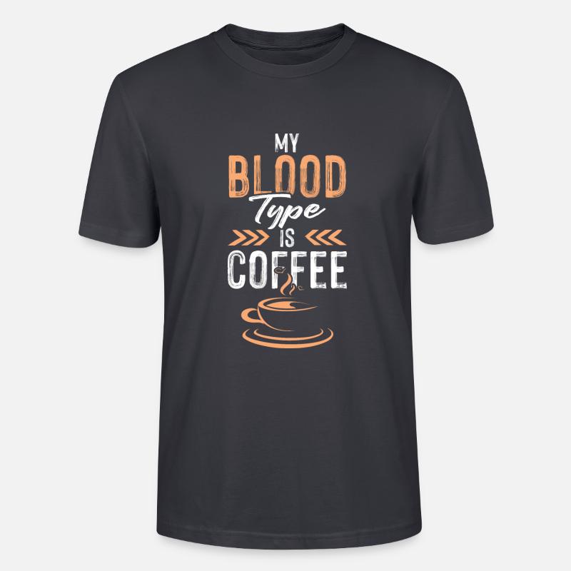café café - T-shirt bio CRAFTER Stanley Stella Unisexe - bleu gris foncé