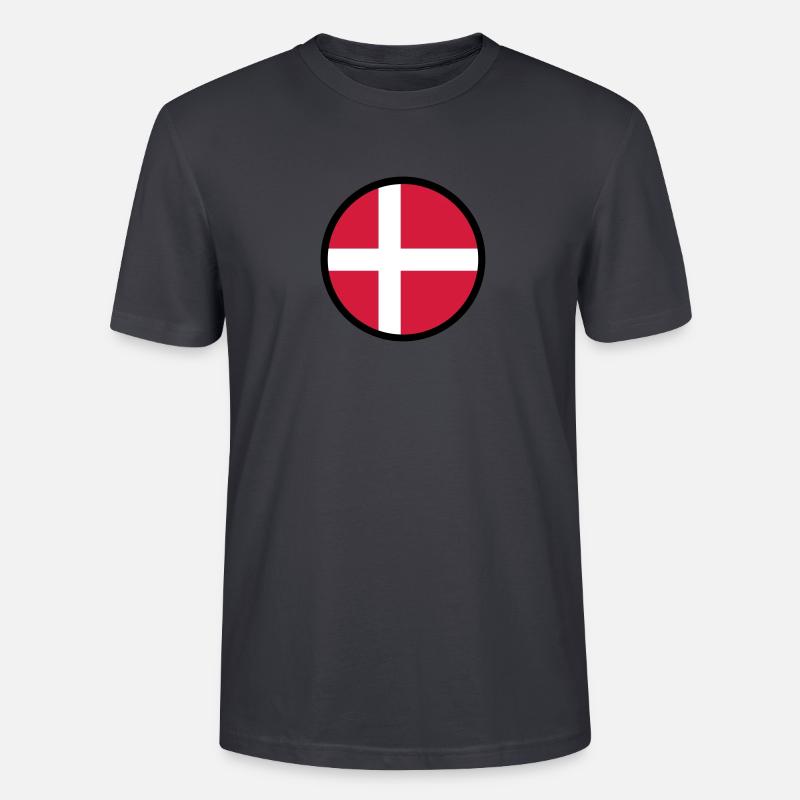 Markiert durch Dänemark - Stanley/Stella Unisex Bio-T-Shirt CRAFTER - Dunkles Graublau