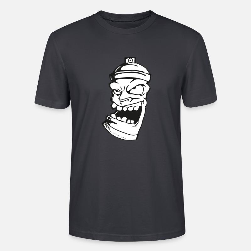 Crazy Sprayer - T-shirt bio CRAFTER Stanley Stella Unisexe - bleu gris foncé