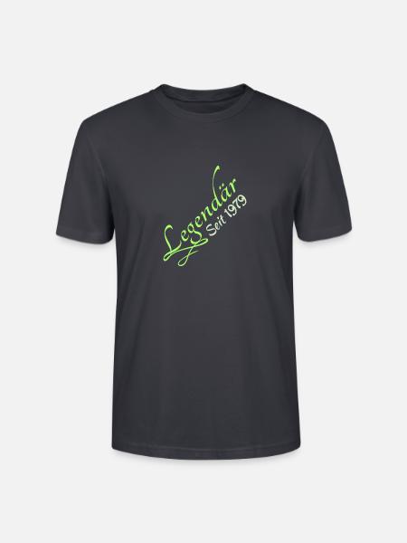 Legendary 1979 - Stanley/Stella Unisex Bio-T-Shirt CRAFTER - Dunkles Graublau