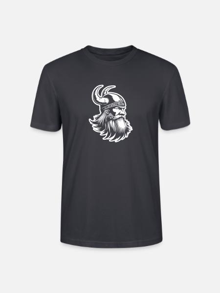 Wikinger Odin Krieger - Stanley/Stella Unisex Bio-T-Shirt CRAFTER - Dunkles Graublau