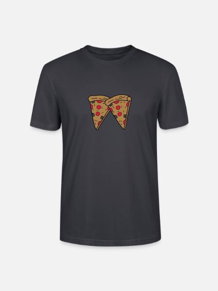 pizza 2 - T-shirt bio CRAFTER Stanley Stella Unisexe - bleu gris foncé