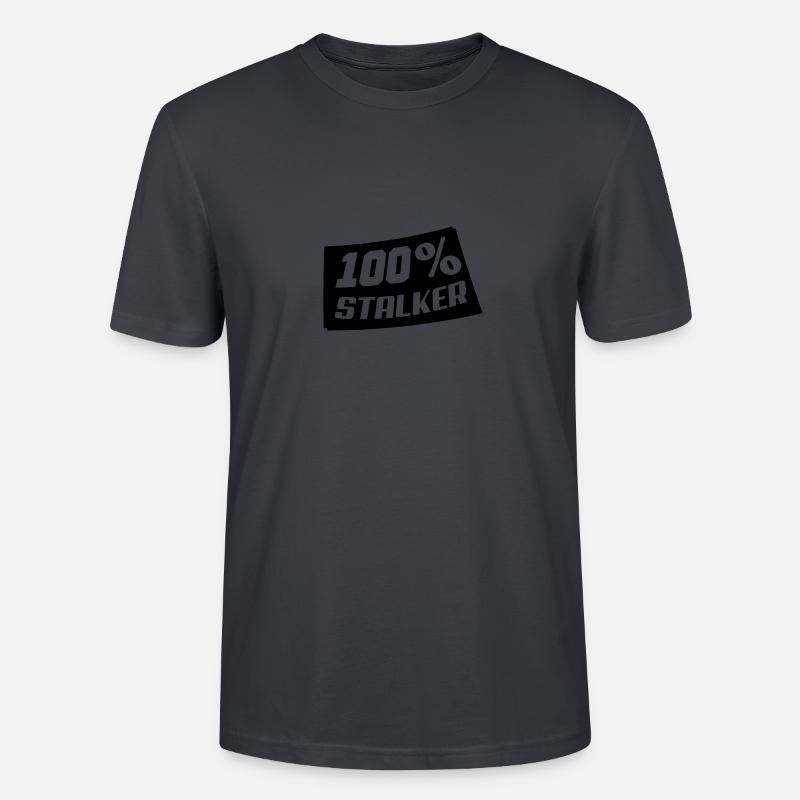 100 stalker - Stanley/Stella Unisex Bio-T-Shirt CRAFTER - Dunkles Graublau