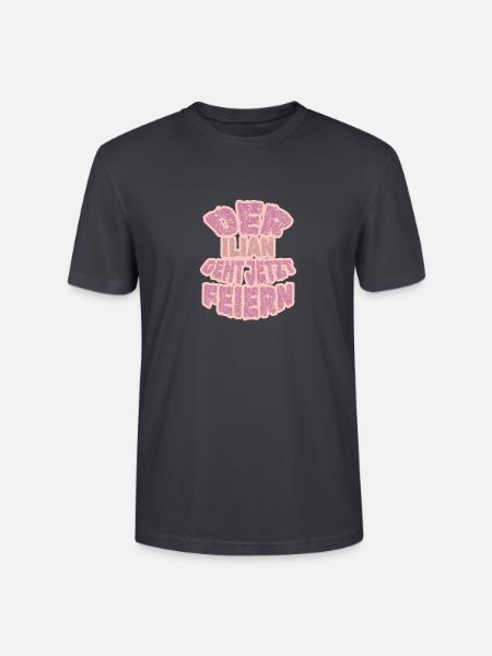 Feiern Ilian - Stanley/Stella Unisex Bio-T-Shirt CRAFTER - Dunkles Graublau