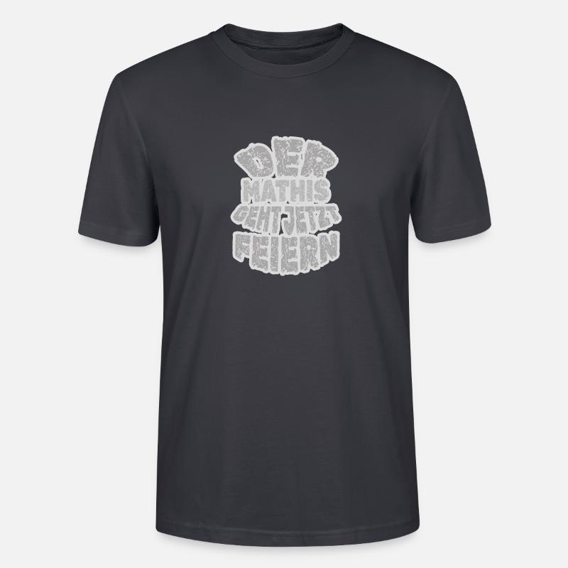 Mathis Mathis - Stanley/Stella Unisex Bio-T-Shirt CRAFTER - Dunkles Graublau