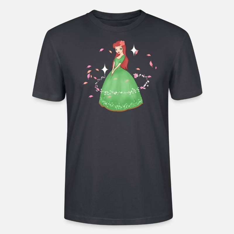 Prinzessin Mädchen - Stanley/Stella Unisex Bio-T-Shirt CRAFTER - Dunkles Graublau