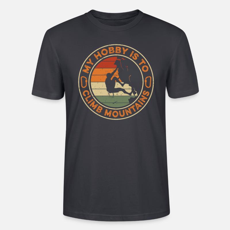 Escalade pour l’escalade - T-shirt bio CRAFTER Stanley Stella Unisexe - bleu gris foncé