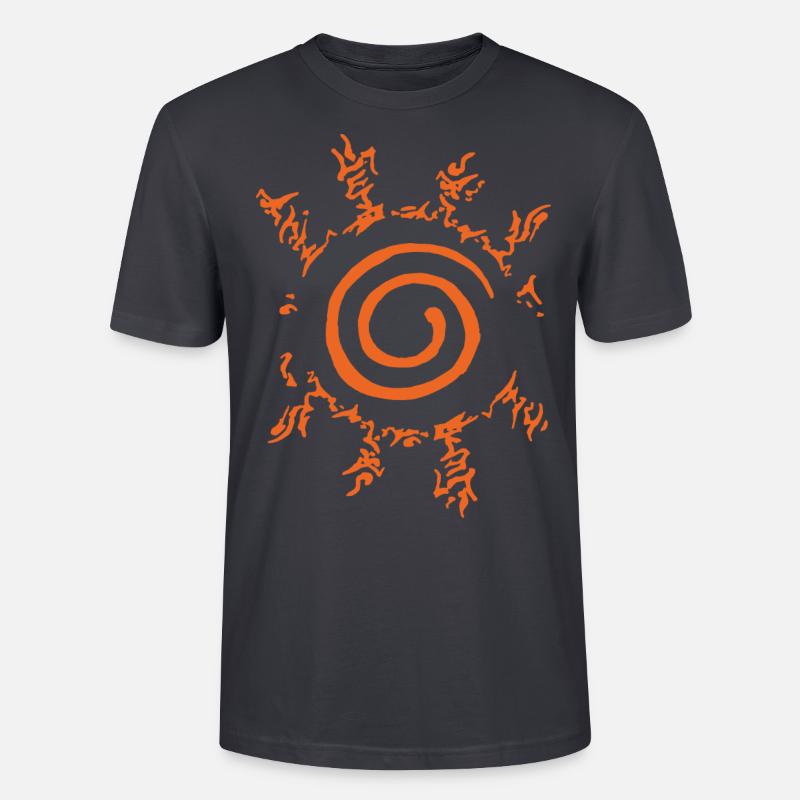 Naruto Shippuden Eight Trigrams Sealing Style - T-shirt bio CRAFTER Stanley Stella Unisexe - bleu gris foncé