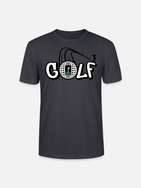Golf Style - Stanley/Stella CRAFTER Unisex Organic T-Shirt - India Ink Grey