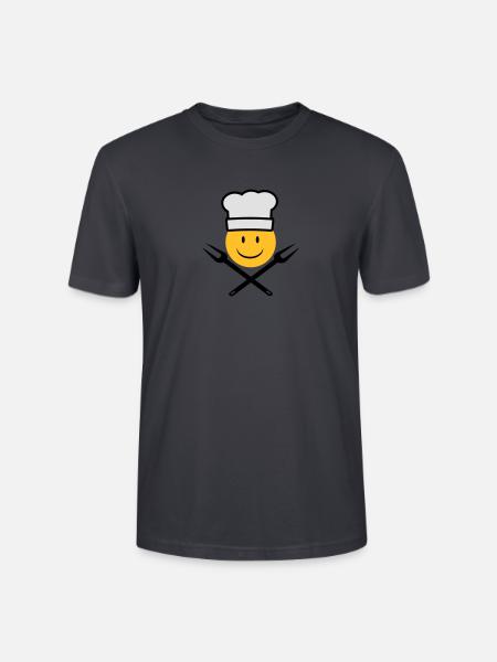 griller - T-shirt bio CRAFTER Stanley Stella Unisexe - bleu gris foncé