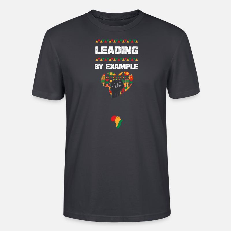 Leading by Example - Stanley/Stella Unisex Bio-T-Shirt CRAFTER - Dunkles Graublau