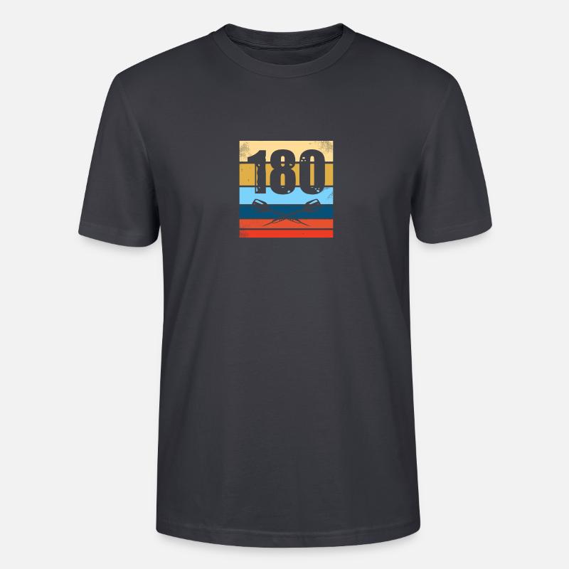 180 fléchettes Fléchettes - T-shirt bio CRAFTER Stanley Stella Unisexe - bleu gris foncé