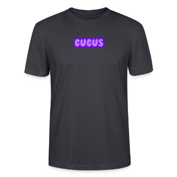 Gugus - Stanley/Stella Unisex Bio-T-Shirt CRAFTER - Dunkles Graublau - Vorne - Alina (178cm) & Michal (187cm)