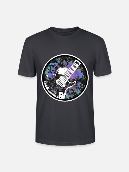 Gitarre - Stanley/Stella Unisex Bio-T-Shirt CRAFTER - Dunkles Graublau