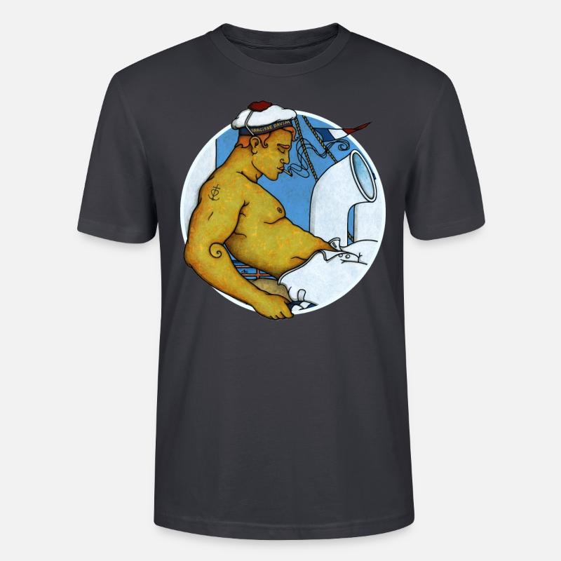 MATROSE - Stanley/Stella Unisex Bio-T-Shirt CRAFTER - Dunkles Graublau