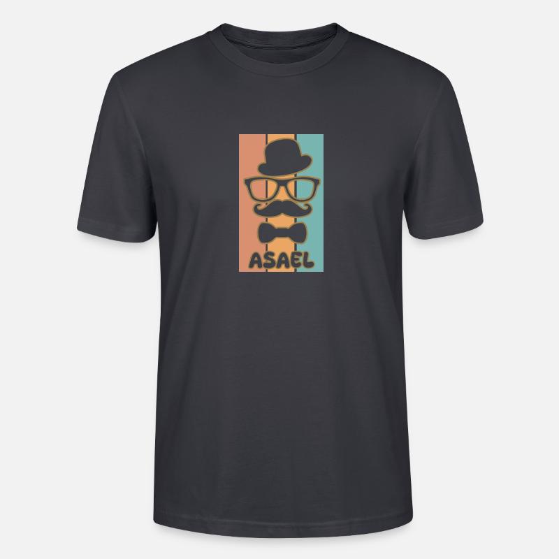 Asael - Stanley/Stella Unisex Bio-T-Shirt CRAFTER - Dunkles Graublau