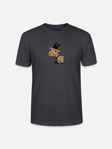 Goat - Stanley/Stella CRAFTER Unisex Organic T-Shirt - India Ink Grey