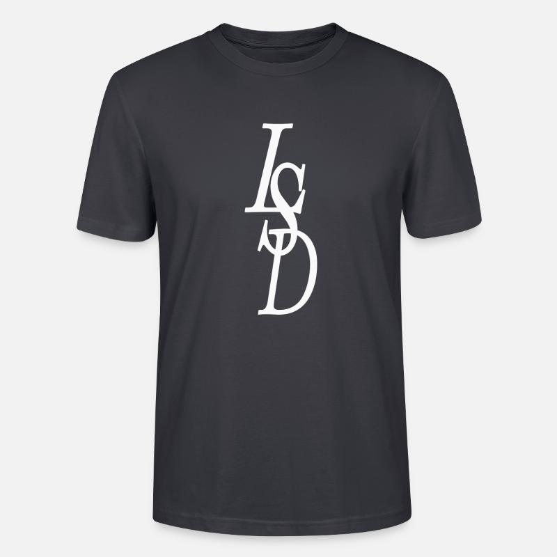 LSD Sprüche - Stanley/Stella Unisex Bio-T-Shirt CRAFTER - Dunkles Graublau