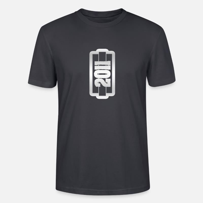 2011 - Stanley/Stella Unisex Bio-T-Shirt CRAFTER - Dunkles Graublau