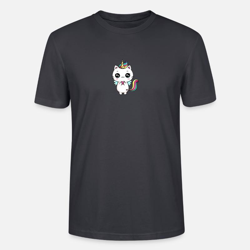 Kätzchen - Stanley/Stella Unisex Bio-T-Shirt CRAFTER - Dunkles Graublau