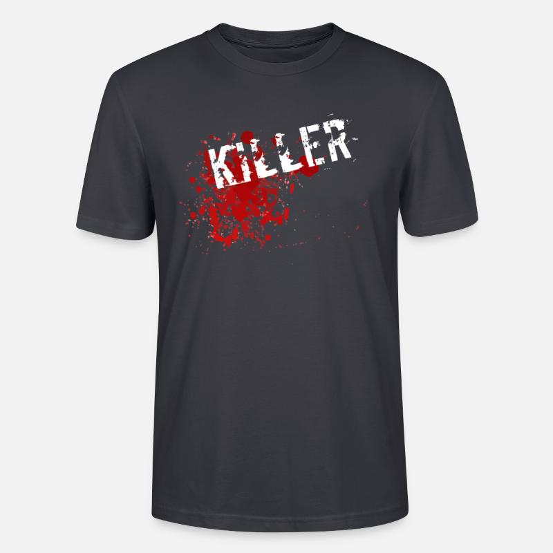 Kammerjäger Schädlingsbekämpfer Geschenk - Stanley/Stella Unisex Bio-T-Shirt CRAFTER - Dunkles Graublau
