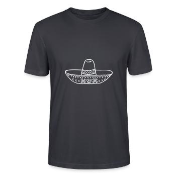 Sombrero bestseller - Stanley/Stella CRAFTER Unisex Organic T-Shirt - India Ink Grey - Front - Alina (178cm) & Michal (187cm)