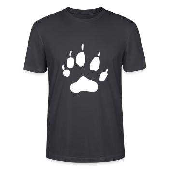 Tatze | Les best-sellers | - T-shirt bio CRAFTER Stanley Stella Unisexe - bleu gris foncé - Devant - Alina (178cm) & Michal (187cm)