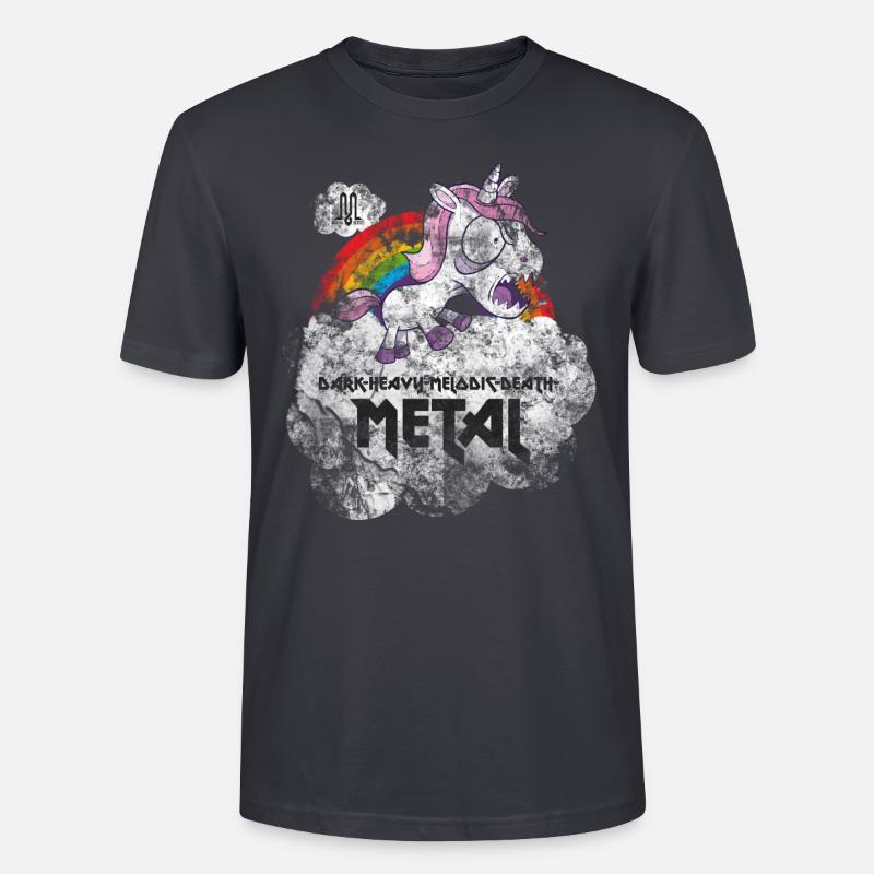 Mental Defect 2015 - Stanley/Stella Unisex Bio-T-Shirt CRAFTER - Dunkles Graublau