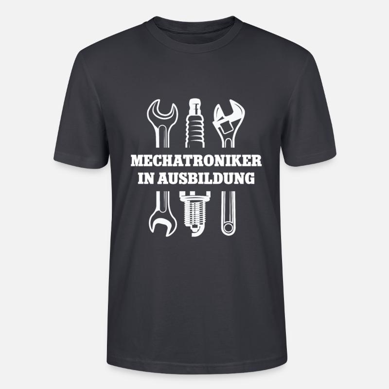 Mechatroniker in Ausbildung Studium Mechatronik - Stanley/Stella Unisex Bio-T-Shirt CRAFTER - Dunkles Graublau