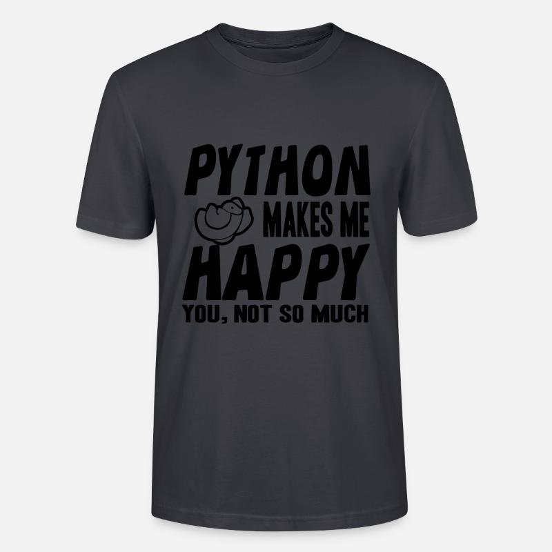 Python - Stanley/Stella CRAFTER Unisex Organic T-Shirt - India Ink Grey