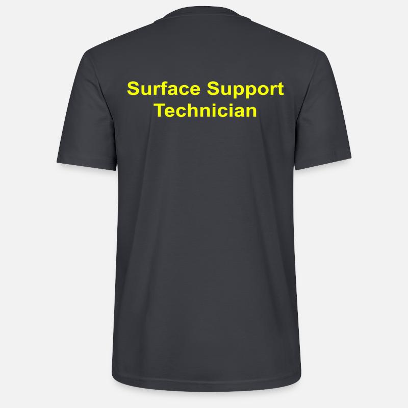 Surface Support Technician - Stanley/Stella Unisex Bio-T-Shirt CRAFTER - Dunkles Graublau