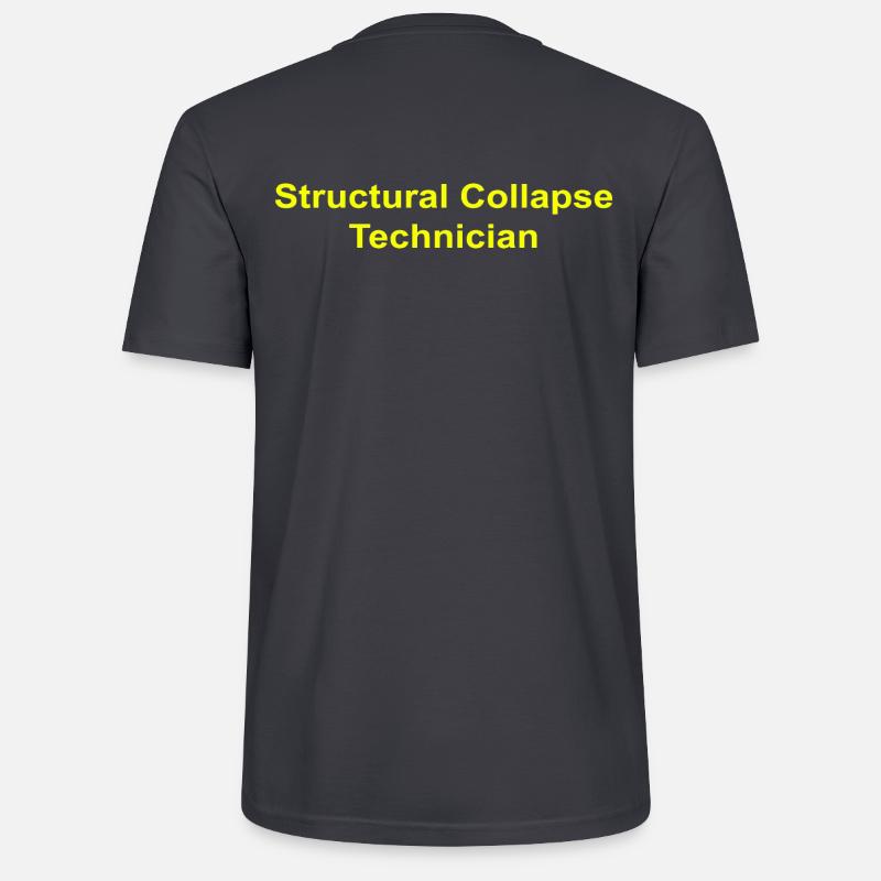 Structural Collapse Technician - Stanley/Stella Unisex Bio-T-Shirt CRAFTER - Dunkles Graublau