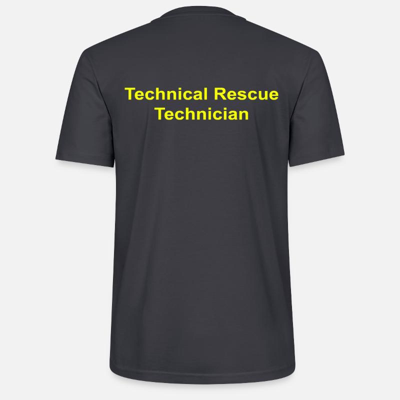 Technical Rescue Technician - Stanley/Stella Unisex Bio-T-Shirt CRAFTER - Dunkles Graublau