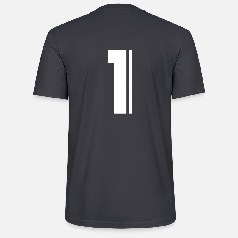 1 Nummer Eins - Stanley/Stella Unisex Bio-T-Shirt CRAFTER - Dunkles Graublau